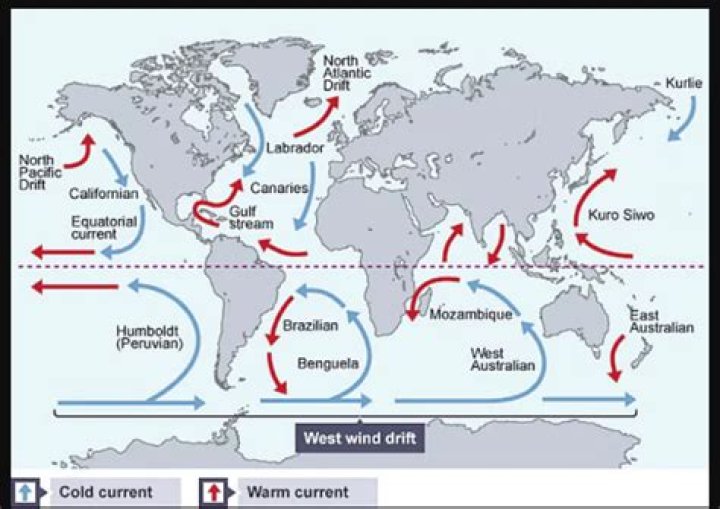 why does the west wind drift flow to the east