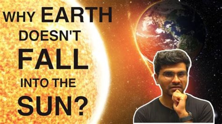 why doesn't water fall off the earth