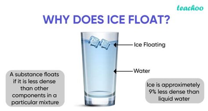 why is it important that ice floats on water